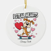 Moderne Valentijn Ornamenten voor Vriendin Gifts (Voorkant)