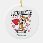 Moderne Valentijn Ornamenten voor Vriendin Gifts (Achterkant)