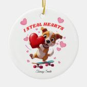 Moderne Valentijn Ornamenten voor Vriendin Gifts (Voorkant)