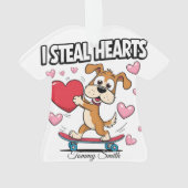 Moderne Valentijn Ornamenten voor Vriendin Gifts (achterkant)