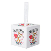 Moderne Valentijn Ornamenten voor Vriendin Gifts (Voorkant hoekig)