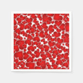 Moderne Valentijn Sweetheart Valentijnsdag Party Servetten (Voorkant)