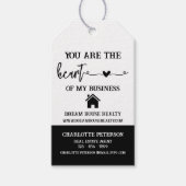 Moderne Valentijn voor de promotie van Real Estate Cadeaulabel (Voorkant)