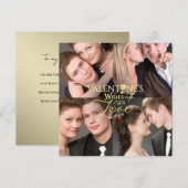 Moderne Valentijnsdag Fotocollage (Voorkant / Achterkant)