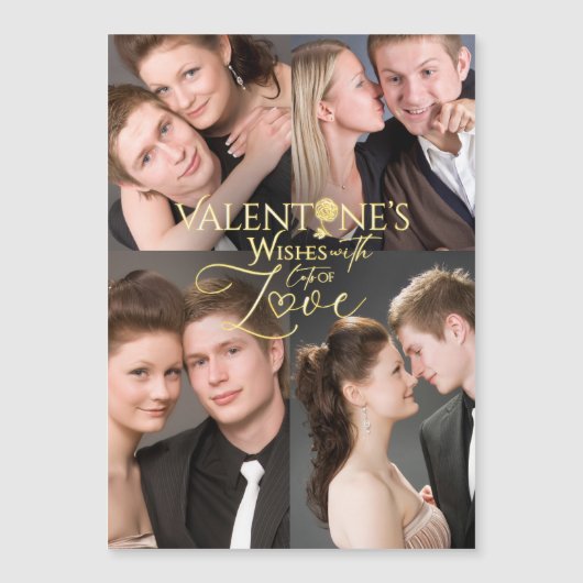 Moderne Valentijnsdag Fotocollage (Voorkant)