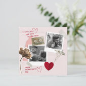 Moderne Valentijnsdag Gepersonaliseerde Koppel Fot (Staand voorkant)