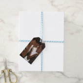Moderne Valentijnsdag gepersonaliseerde koppel fot Cadeaulabel (Met Touw)