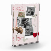 Moderne Valentijnsdag Gepersonaliseerde Koppel Fot Fotoblokken (Links)