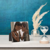 Moderne Valentijnsdag gepersonaliseerde paar foto Fotoplaat (Insitu)