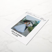 Moderne Valentijnsdag met rode harten Folie Feestdagenkaart (Gedraaid)