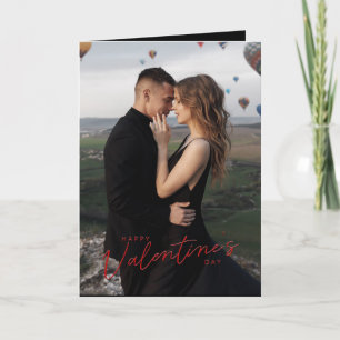 Moderne Valentijnsdag Paar liefde Foto Valentijnse Kaart