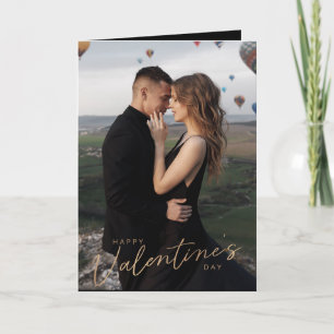 Moderne Valentijnsdag Paar liefde Foto Valentijnse Kaart