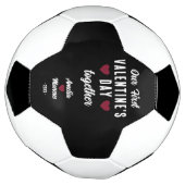 Moderne Valentijnsdag samen Voetbal (Gedraaid)