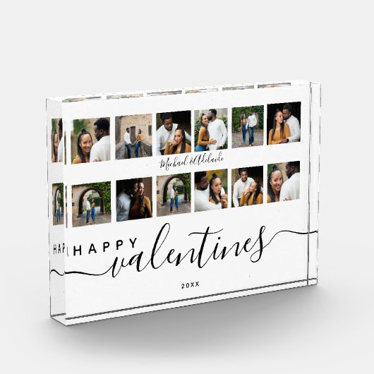 Moderne Valentijnsdag voor aangepaste fotocollage- Fotoblokken (Links)