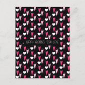 Moderne Valentijnsdag voor gemengde harten Briefkaart (Voorkant)
