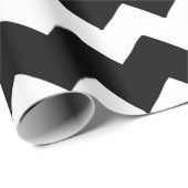 Moderne Valentijnsdag voor groot zwart-wit Cadeaupapier (Rol Hoek)