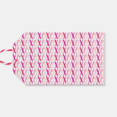 Moderne Valentijnsdag voor kruiden en kuilen (XOXO Cadeaulabel (Achterkant Horizontaal)