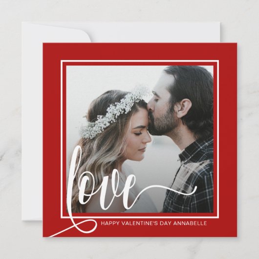 Moderne Valentijnsdag voor liefdesscript (Voorkant)