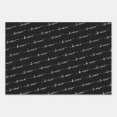 Moderne Valentijnse  voor zwart-wit | Eigen foto t Inpakpapier Vel (Voorkant 2)