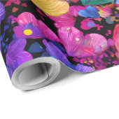 Moderne Valentijnsverpakkings Papier– Abstract Kle Cadeaupapier (Rol Hoek)