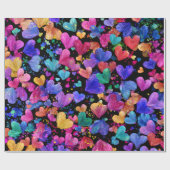 Moderne Valentijnsverpakkings Papier– Abstract Kle Cadeaupapier (Vlak)