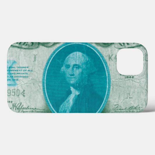 Moderne valuta V Case-Mate iPhone Case (Achterkant (horizontaal))