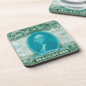 Moderne valuta V Drankjes Onderzetter (Linkerzijde)