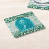 Moderne valuta V Kartonnen Onderzetters (Schuin)