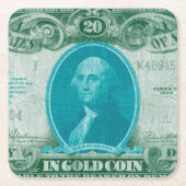 Moderne valuta V Kartonnen Onderzetters (Voorkant)