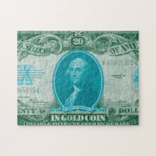 Moderne valuta V Legpuzzel