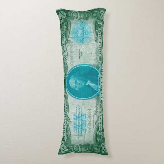 Moderne valuta V Lichaamskussen (Voorkant Verticaal)