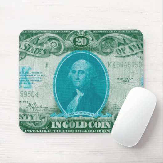 Moderne valuta V Muismat (Met muis)