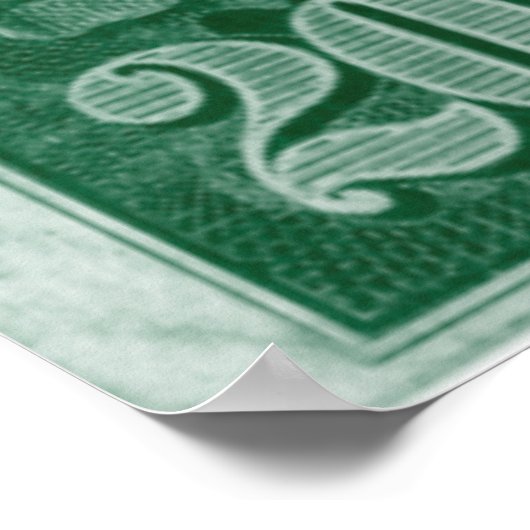 Moderne valuta V Poster (Hoek)