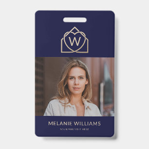 Moderne Vastgoed Promotionele Makelaar Naambadge Badge