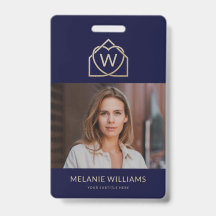 Moderne Vastgoed Promotionele Makelaar Naambadge