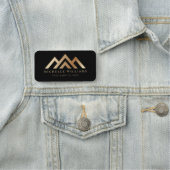 Moderne Vastgoed Promotionele Realtor Logo Naam T Naamplaatje (In situ)