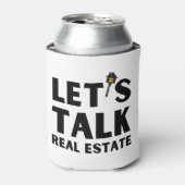 Moderne Vastgoed QR Code Marketing Blikjeskoeler (Blikje Voorkant)