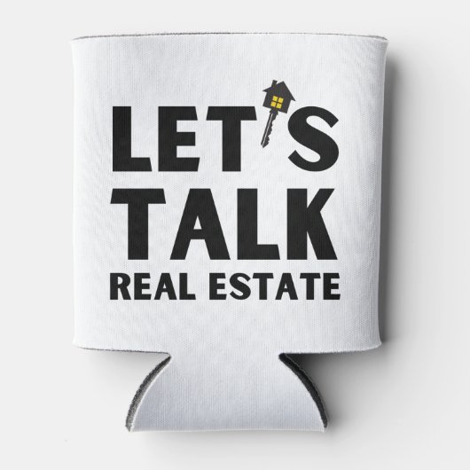 Moderne Vastgoed QR Code Marketing Blikjeskoeler (Voorkant)