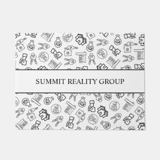 Moderne Vastgoed QR Code Marketing Deurmat