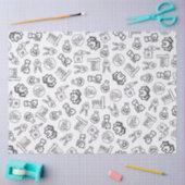 Moderne Vastgoed QR Code Marketing Tissuepapier (Craft)