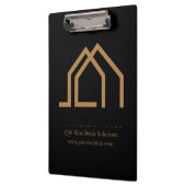 Moderne vastgoedpromo klembord (Links)