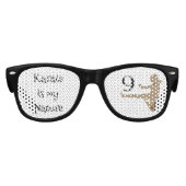 Moderne vechtsport Karate Kids Verjaardagsfeest Kinder Zonnebril (Voorkant)