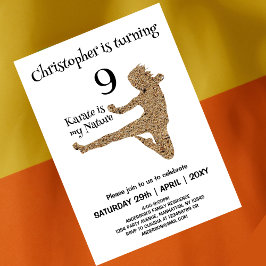 Moderne vechtsporten Karate Kids Verjaardag Kaart