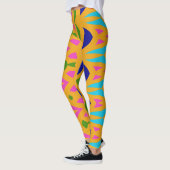 Moderne veelkleurige abstracte "Ratti_Creative_Art Leggings (Links)