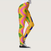 Moderne veelkleurige abstracte "Ratti_Creative_Art Leggings (Rechts)