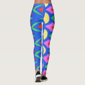 Moderne veelkleurige abstracte "Ratti_Creative_Art Leggings (Achterkant)