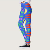 Moderne veelkleurige abstracte "Ratti_Creative_Art Leggings (Links)