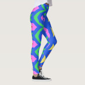 Moderne veelkleurige abstracte "Ratti_Creative_Art Leggings (Rechts)
