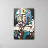 Moderne veelkleurige acryl Shakespeare Print (Voorkant)