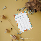 Moderne veelkleurige bloemige bruiloft advies Kaar